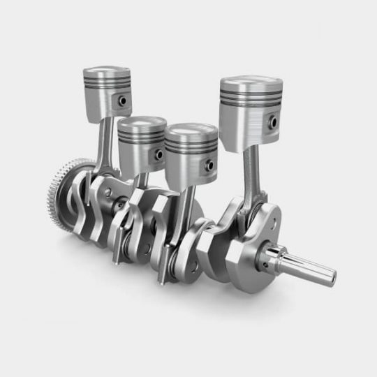 Crankshaft With Pistons